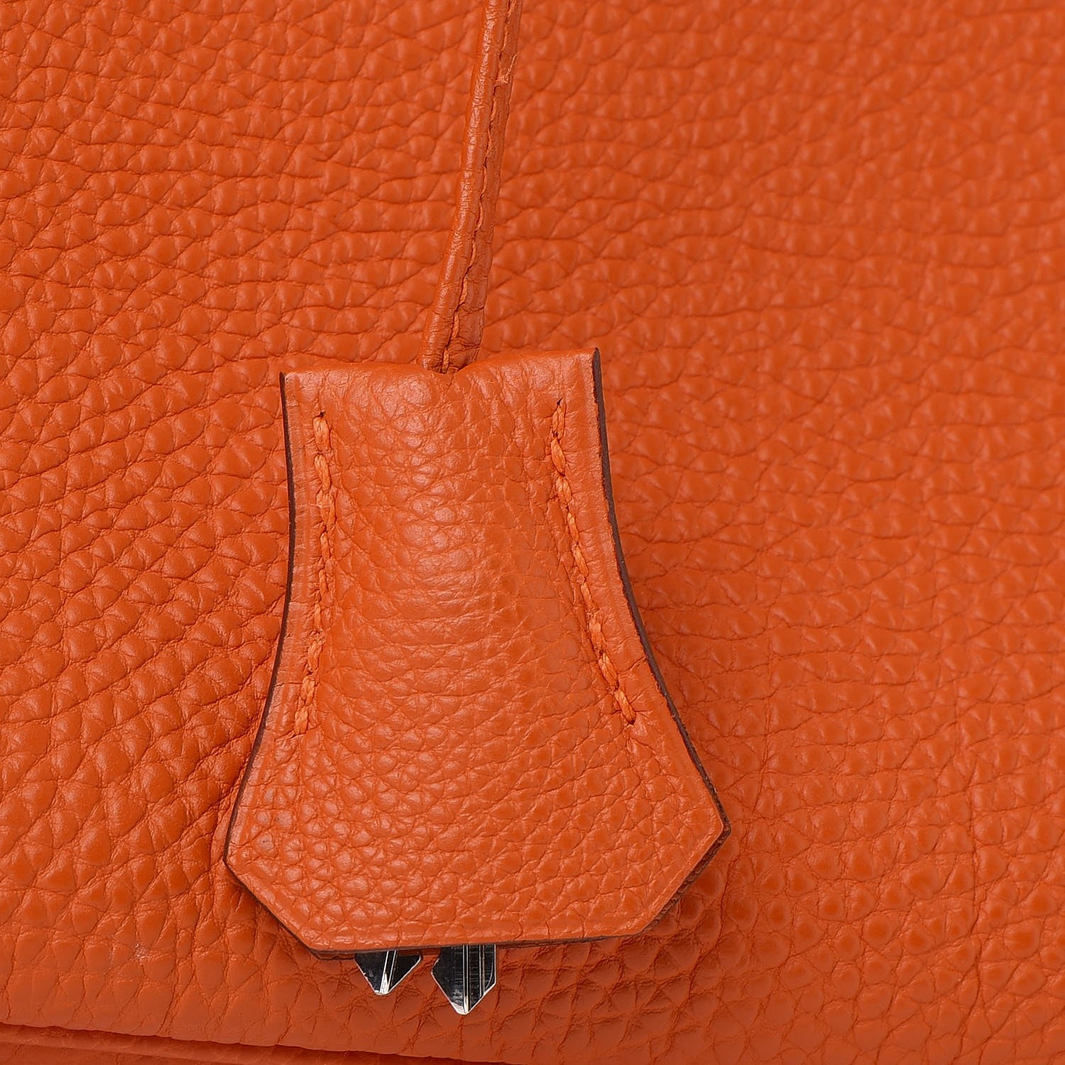 Hermes Togo Birkin 30 Orange 10 of 31