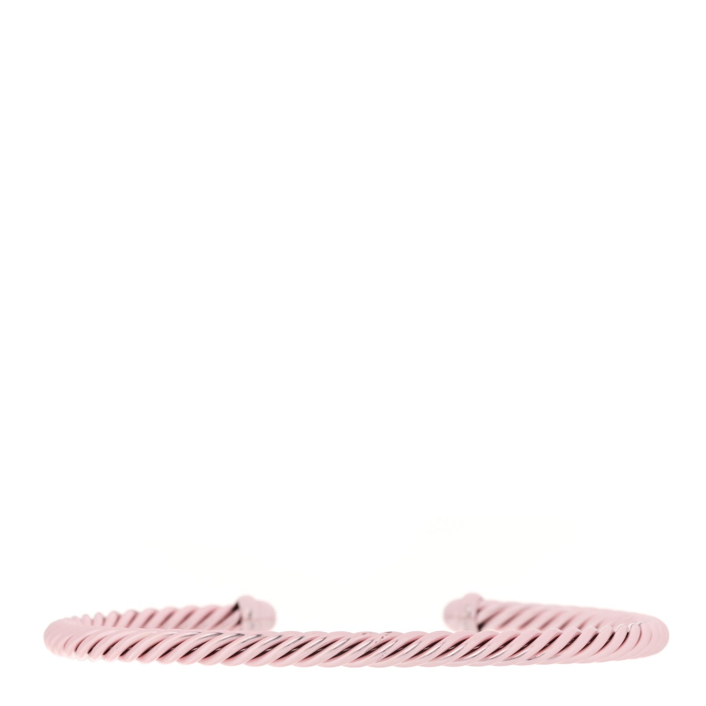 Aluminum 4mm Classic Cable Bracelet Pink