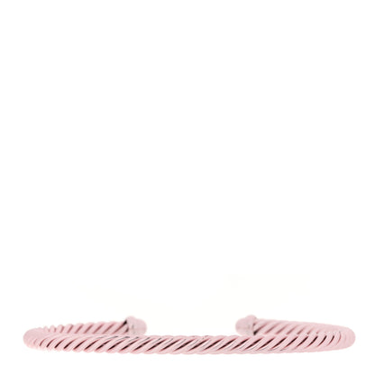 David Yurman Aluminum 4mm Classic Cable Bracelet Pink 2 of 4