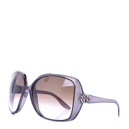 Gucci Acetate Oversized Web Sunglasses GG 3167/S Purple 1 of 7