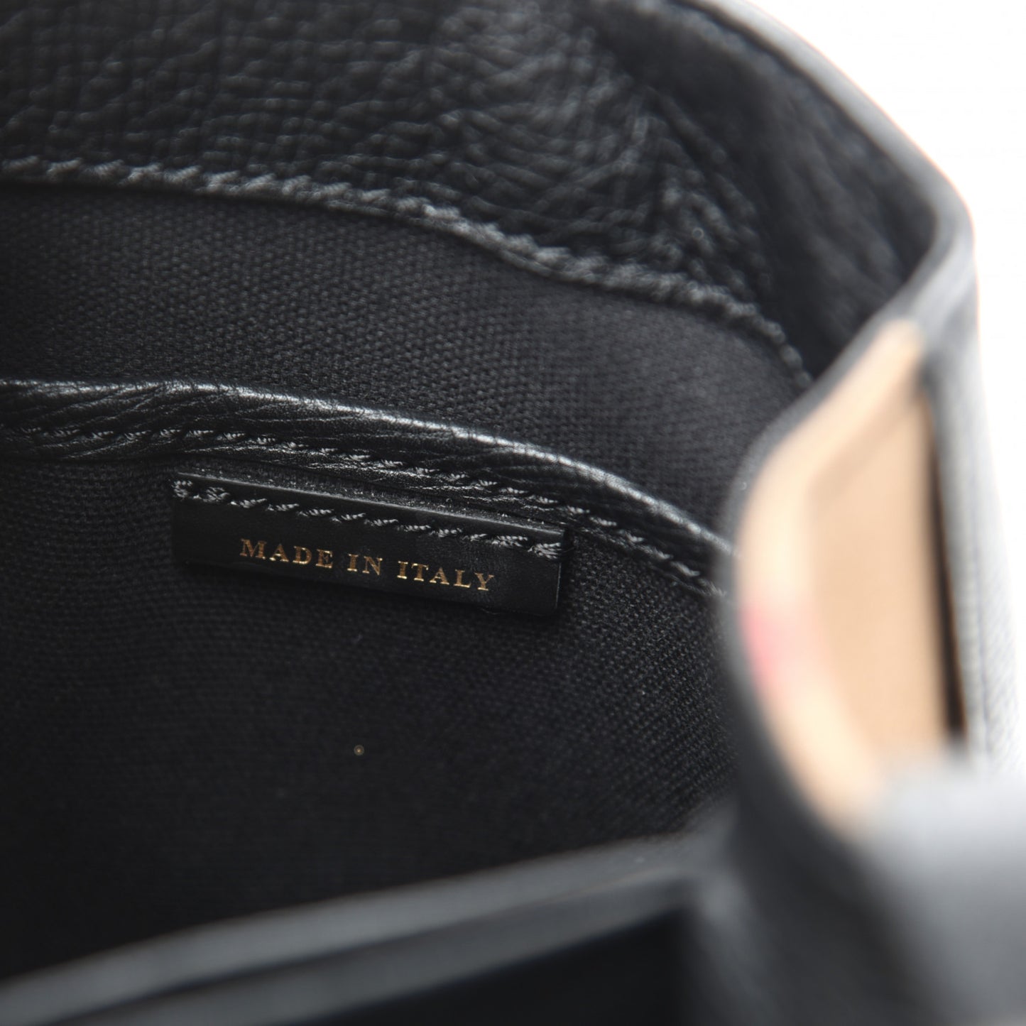 Derby Calfskin House Check Small Camberley Black