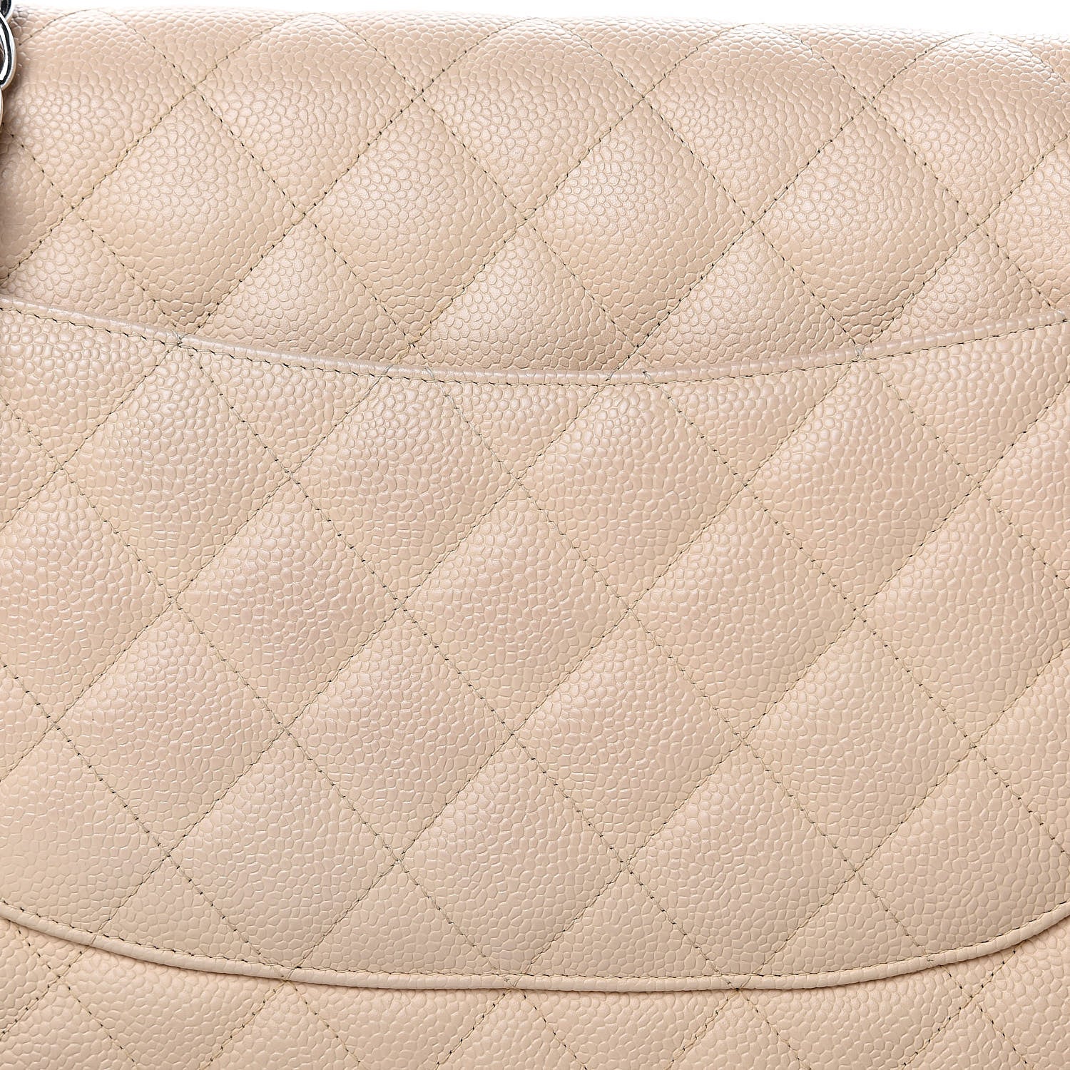 Chanel Caviar Quilted Jumbo Double Flap Beige Clair 20 of 20