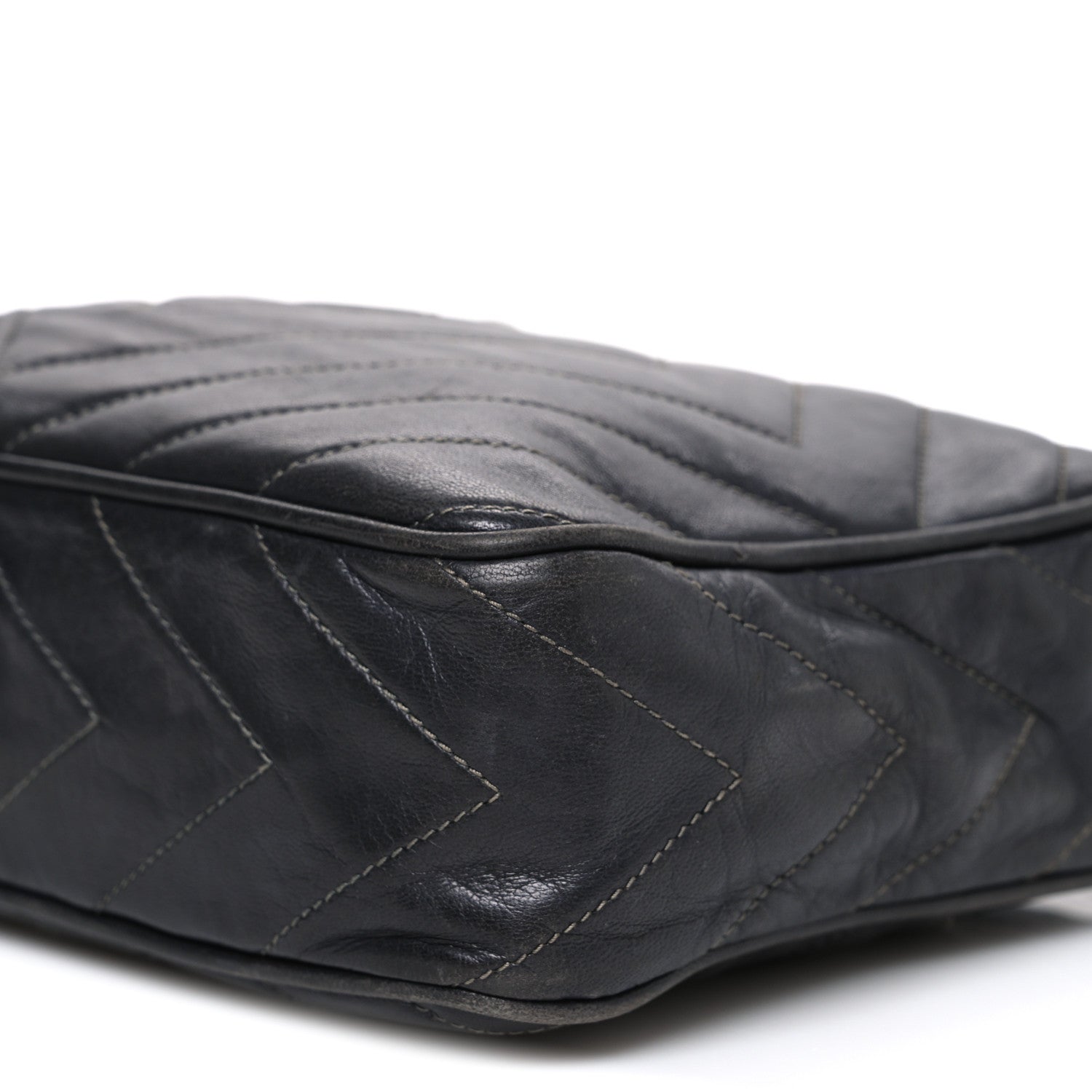 Chanel Lambskin Quilted CC Tassel Camera Case Black 1856237