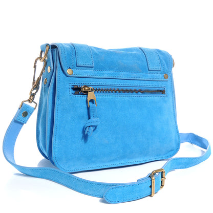 Proenza Schouler Suede PS1 Mini Pouch Messenger Bag Rip Tide 3 of 11