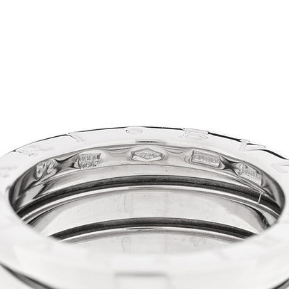 Bulgari 18K White Gold B.Zero1 Three-Band Ring 52 6 4 of 5