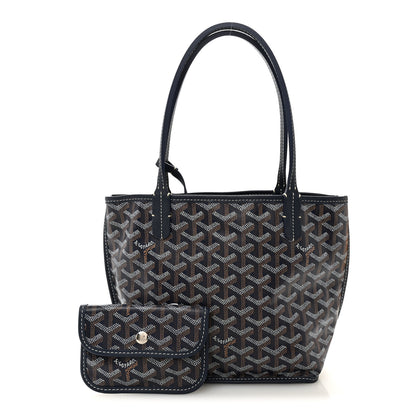Goyard Goyardine Reversible Mini Anjou Navy 4 of 16
