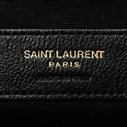 Saint Laurent Calfskin Matelasse Monogram Lou Camera Bag Storm 6 of 11