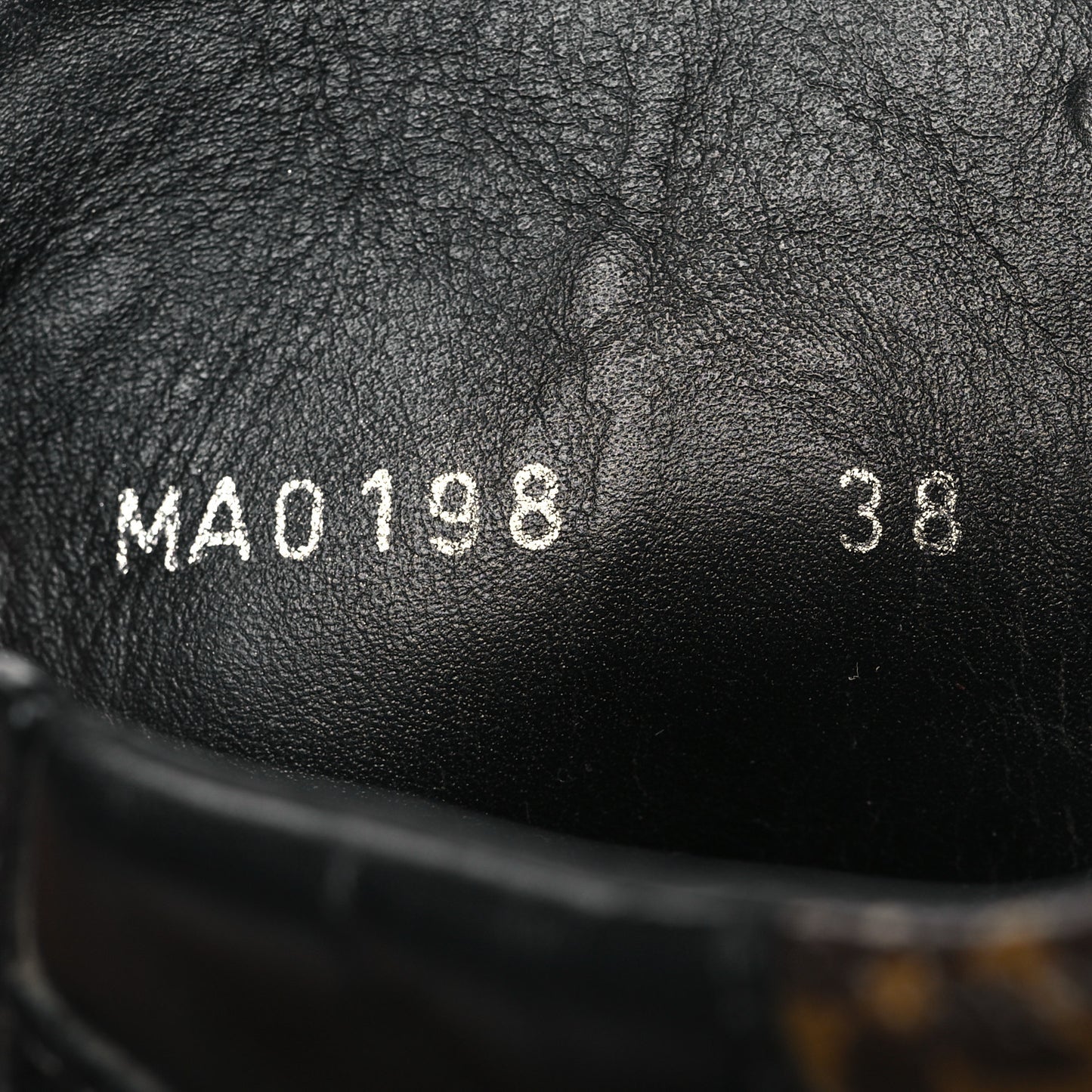 Suede Calfskin Monogram Laureate Platform Desert Boots 38 Black