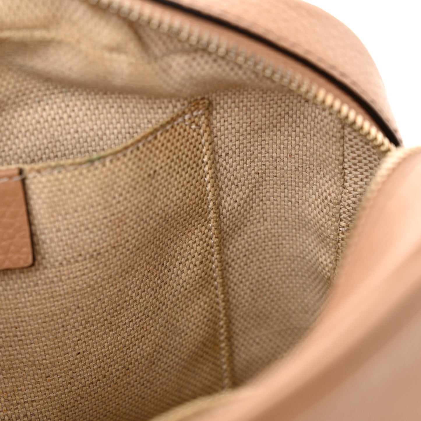 Pebbled Calfskin Small Soho Disco Bag Camelia