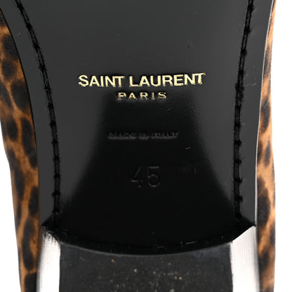 Saint Laurent Mens Vassili Suede Leopard Boots 45 8 of 8