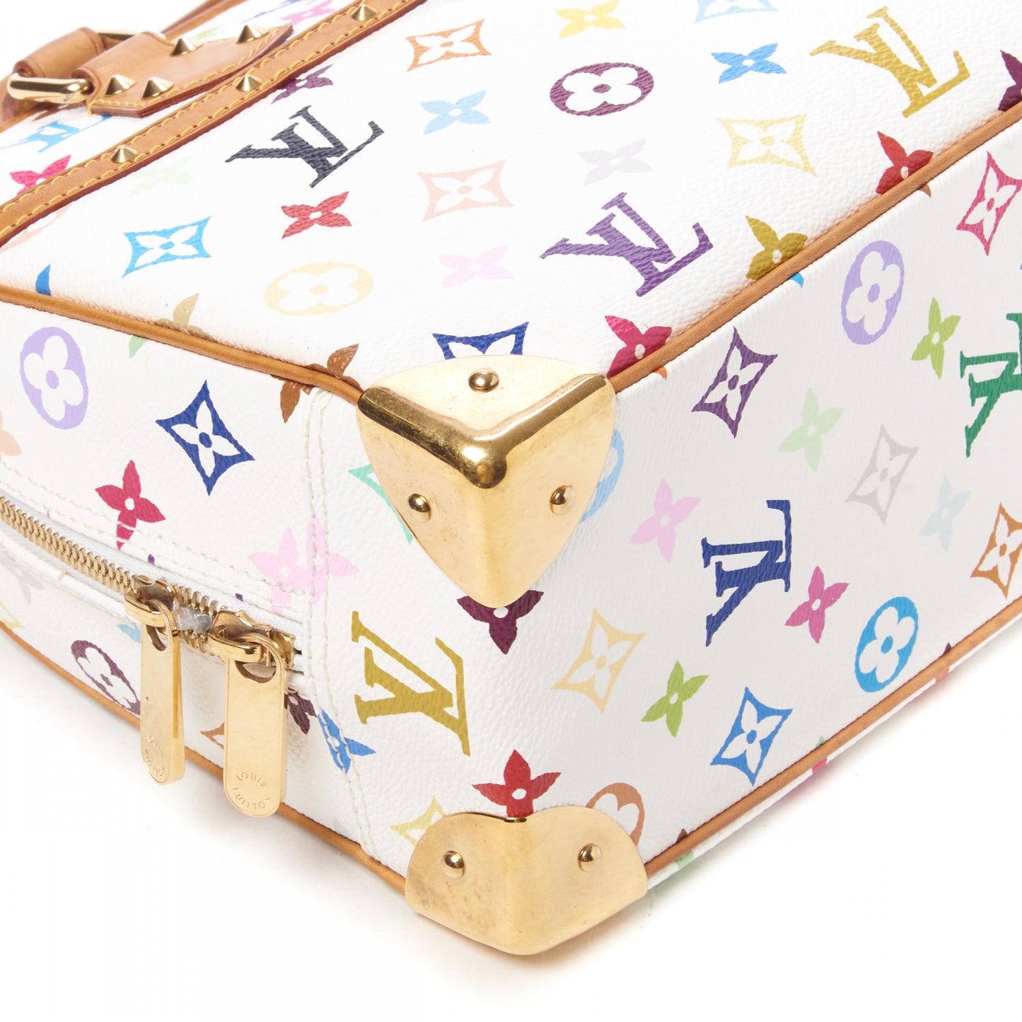 Monogram Multicolor Trouville White
