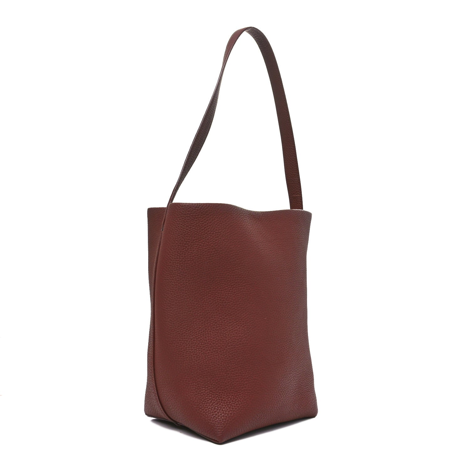 The Row Grained Calfskin Medium N/S Park Tote Cognac 3 of 10