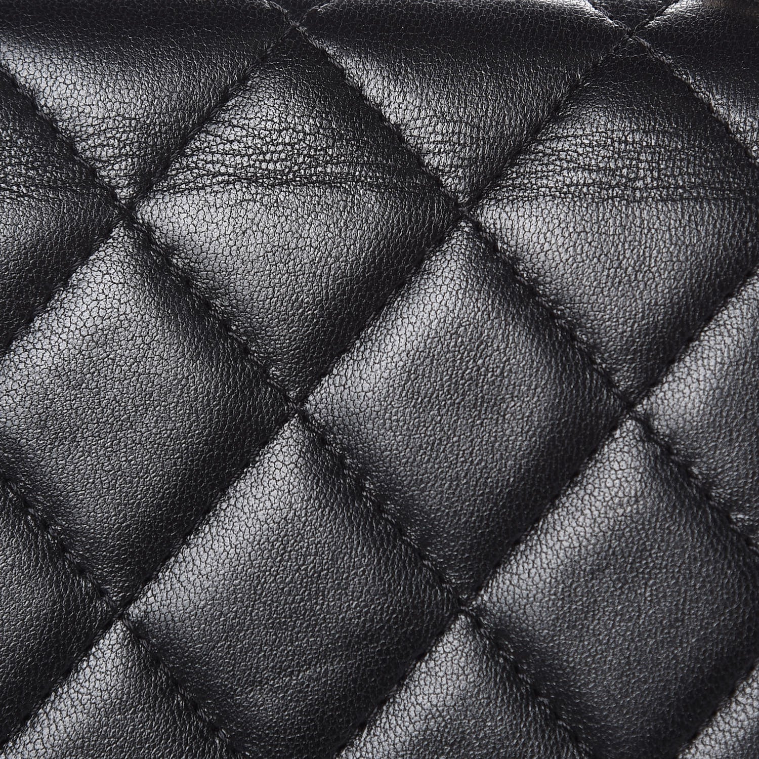 Chanel Lambskin Quilted Mini Trendy CC Chain Wallet Black 14 of 16
