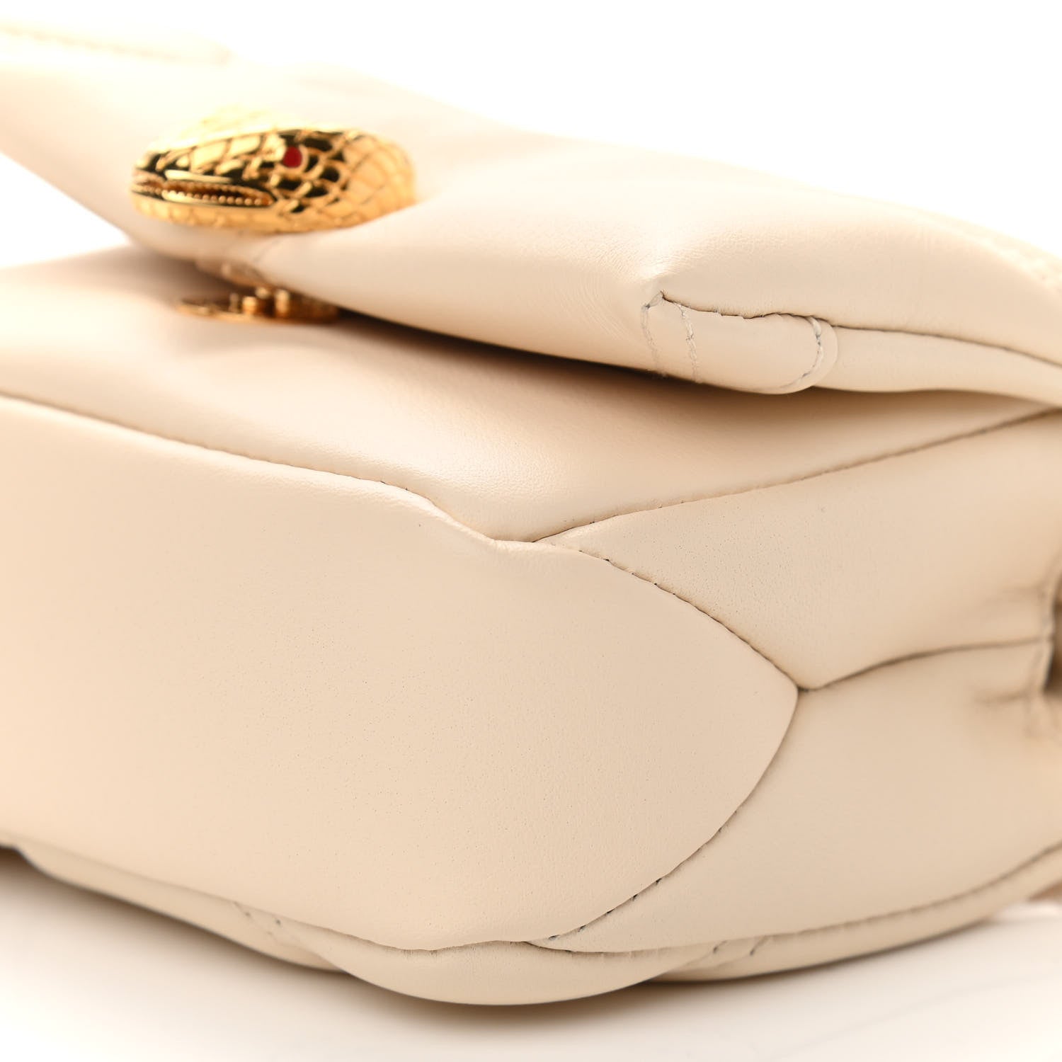 Bulgari Calfskin Serpenti Cabochon Micro Bag Opal 10 of 11
