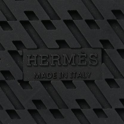 Hermes Calfskin Womens Chypre Sandals 38 Black 8 of 10