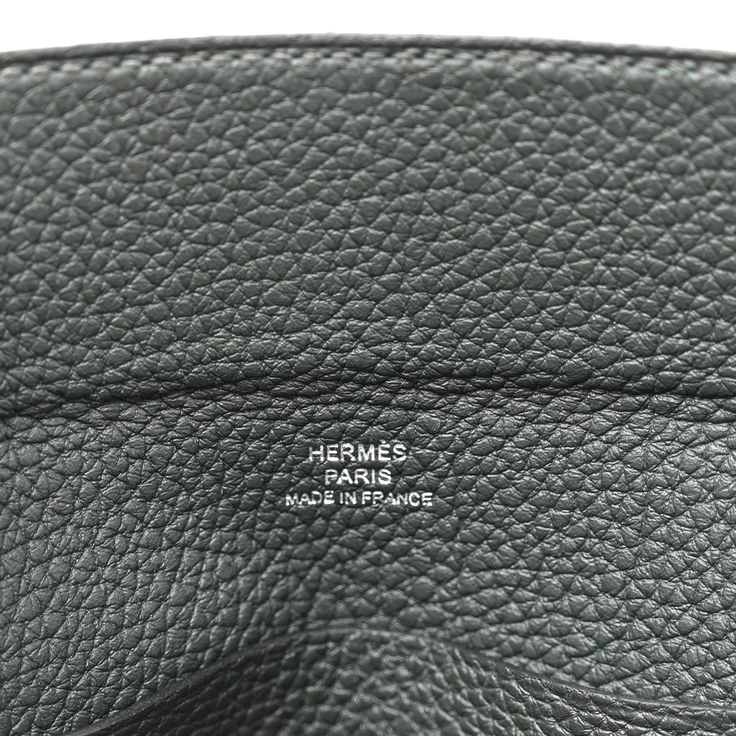 Hermes Togo Videpoches Vert Fonce 6 of 10