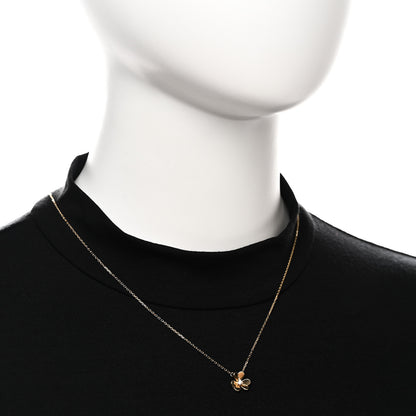 Van Cleef & Arpels 18K Yellow Gold Diamond Mini Frivole Pendant Necklace 2 of 6