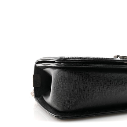 Chanel Caviar Quilted Medium Boy Flap Black 9 of 11