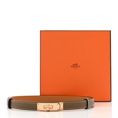 Hermes Epsom Kelly Belt Etoupe 5 of 5