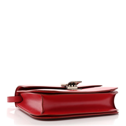 Celine Box Calfskin Medium Classic Box Flap Bag Red 4 of 20