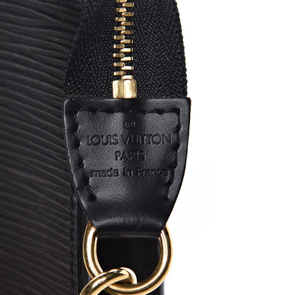 Louis Vuitton Epi Pochette Accessories 24 Black 7 of 9