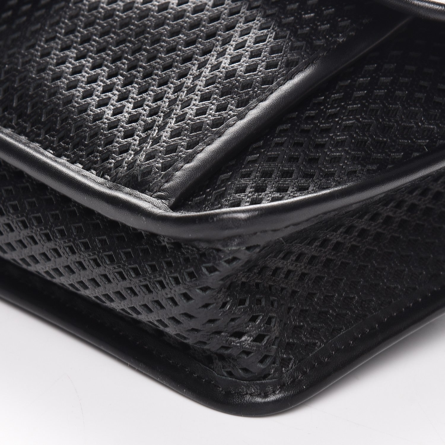 Chanel Perforated Calfskin Large Up In The Air Flap Black 10 of 10