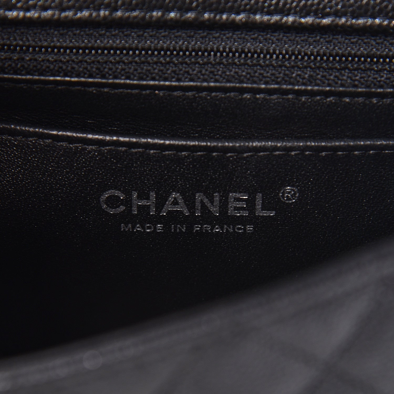 Chanel Iridescent Caviar Quilted Mini Rectangular Flap Black 6 of 12