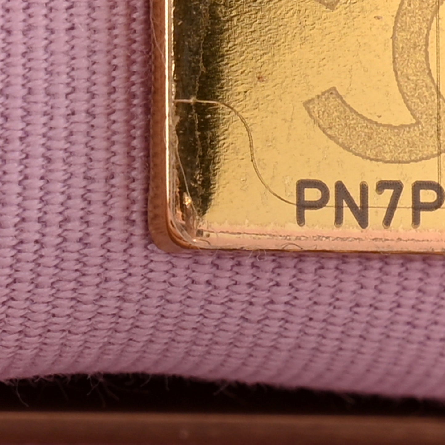 Shiny Lambskin Quilted 31 Shopping Bag Light Purple