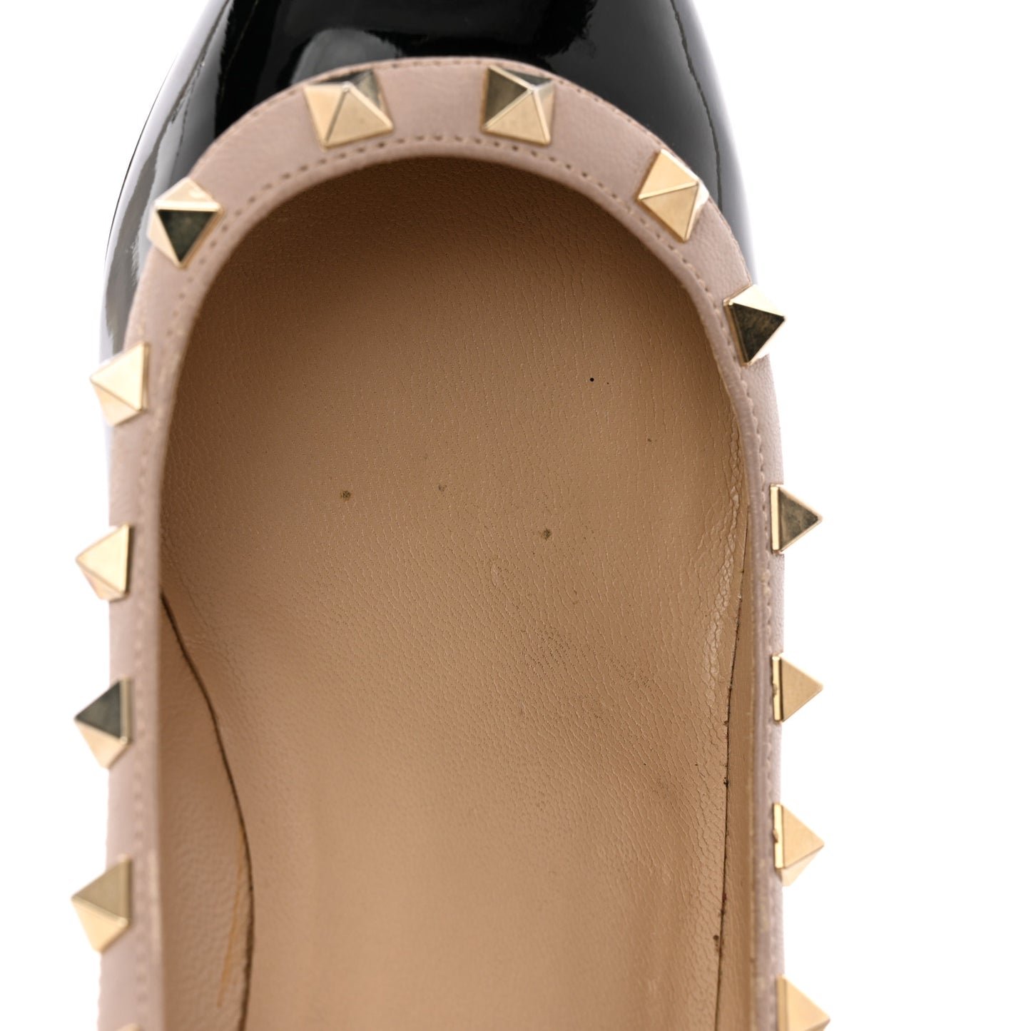 Patent Rockstud 70mm Wedges 38 Black Poudre