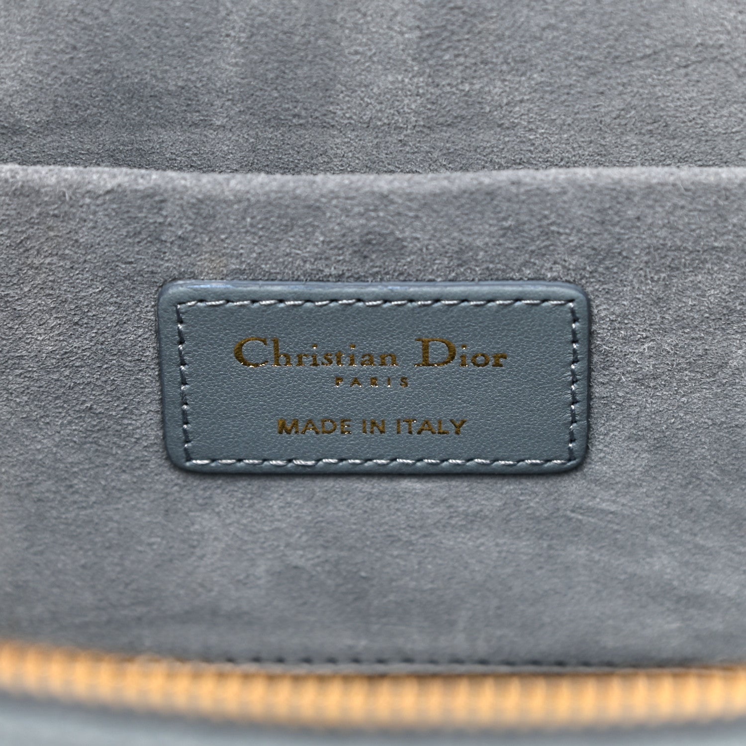 Christian Dior Lambskin Cannage Small Diortravel Vanity Case Cloud Blue 6 of 9