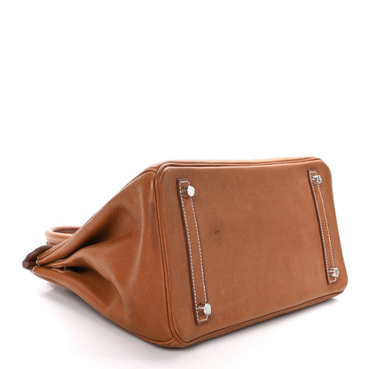 Hermes Natural Barenia Faubourg Birkin 30 Fauve 4 of 13