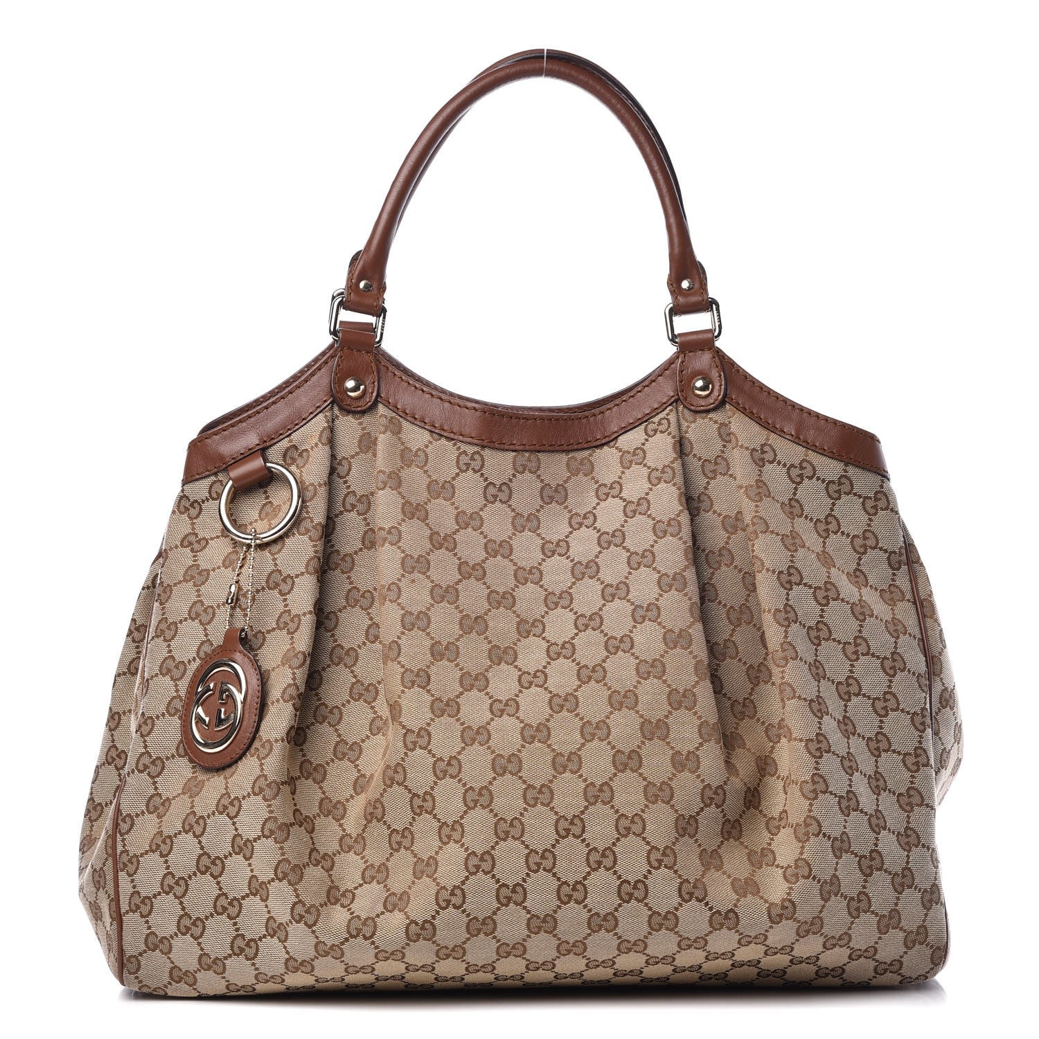 Gucci Monogram Large Sukey Tote Brown 1 of 12