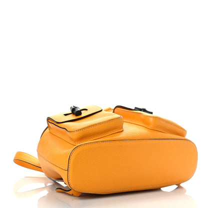 Gucci Cellarius Calfskin Medium Bamboo Backpack Orange 4 of 10