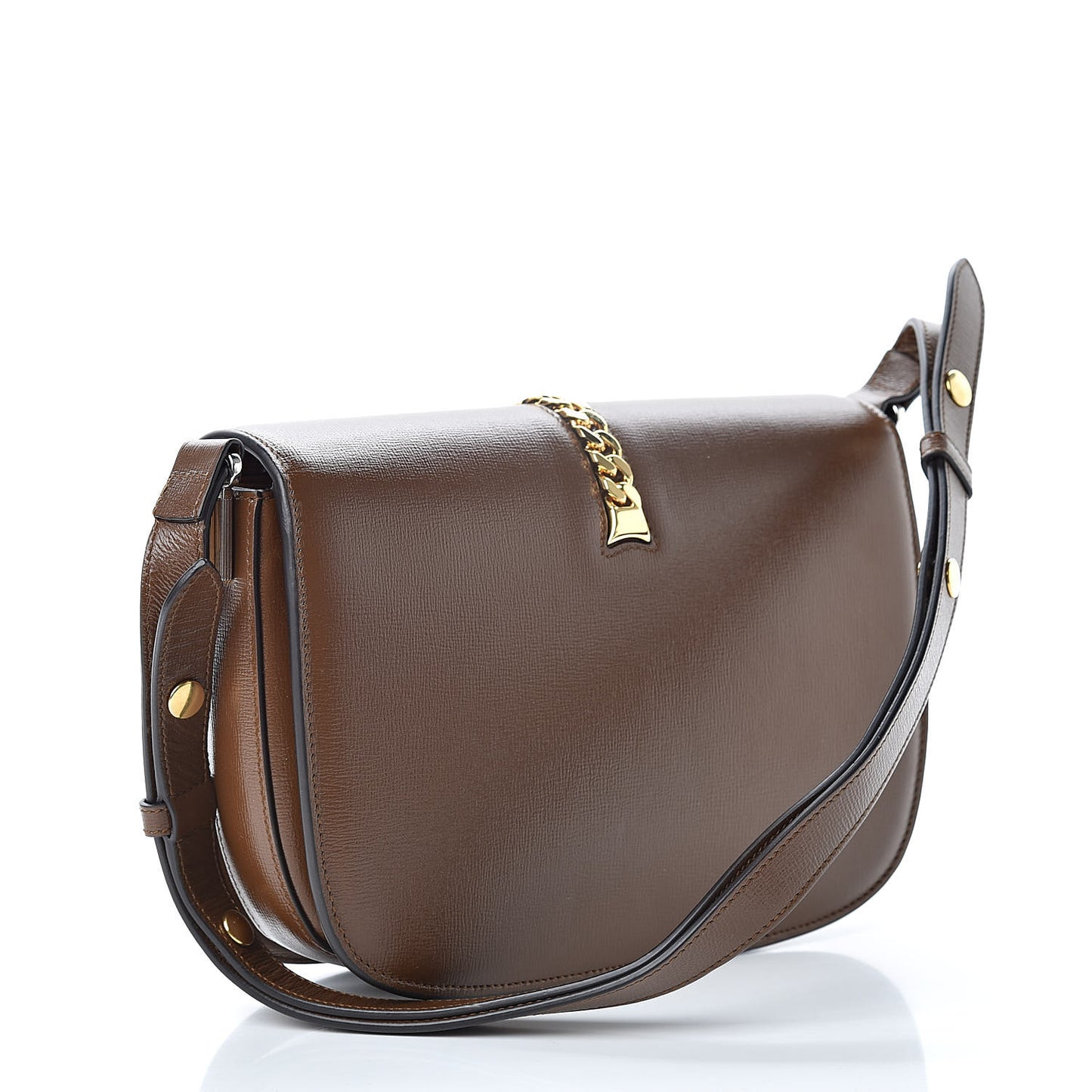 Azalea Calfskin Small Sylvie 1969 Flap Messenger Bag Cuir