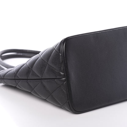 Chanel Caviar Quilted Medallion Tote Black 9 of 10