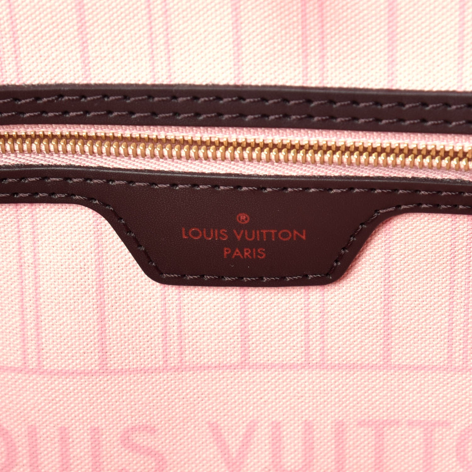 Louis Vuitton Damier Ebene Neo Neverfull MM Rose Ballerine 6 of 9