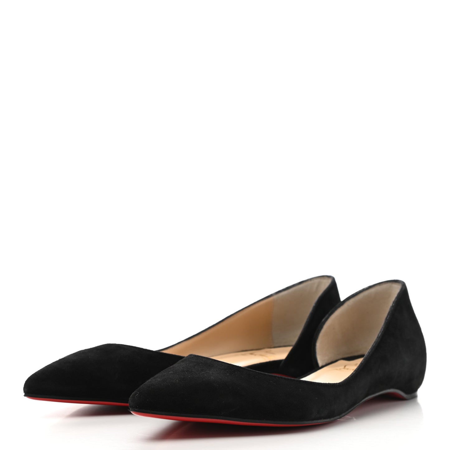 Veau Velours Iriza Flats 38 Black