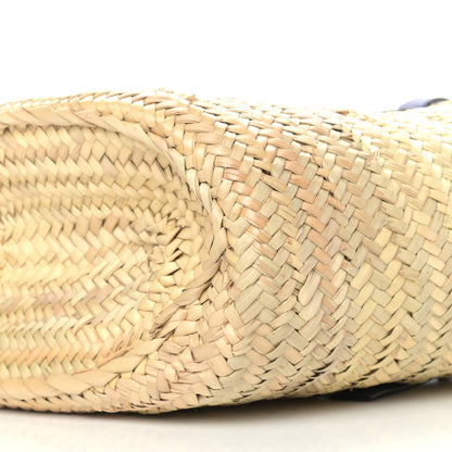 Loewe Raffia Basket Tote Bag Cream Multi 10 of 10