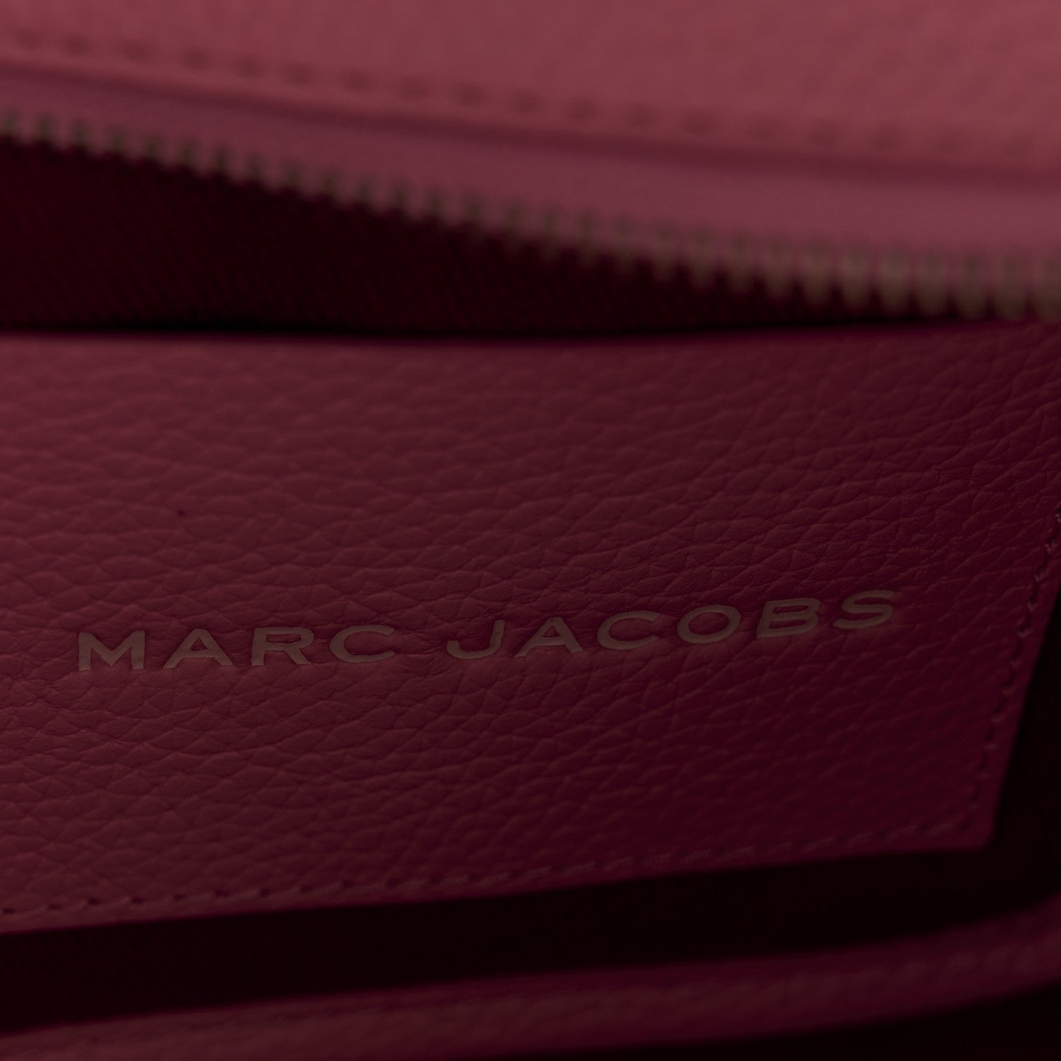 Marc Jacobs Grained Calfskin Small The Tote Bag Ribbon Pink 7 of 11