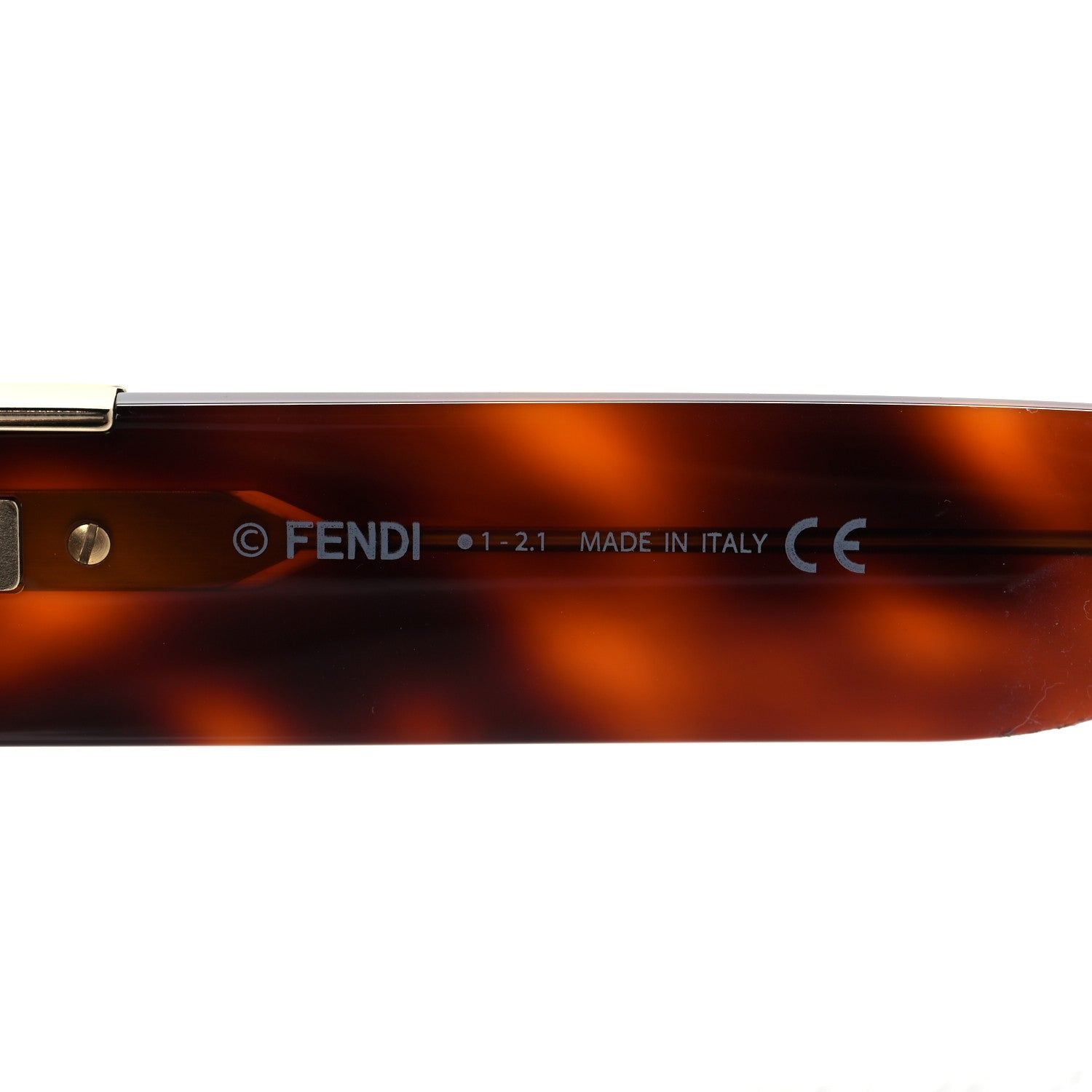 Fendi Geometric Sunglasses FE40035I Tortoise 5 of 8