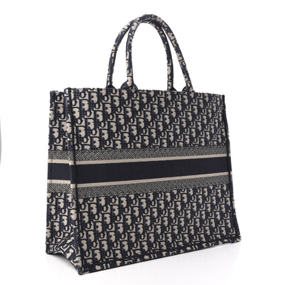 Christian Dior Oblique Book Tote Blue Multicolor 3 of 10