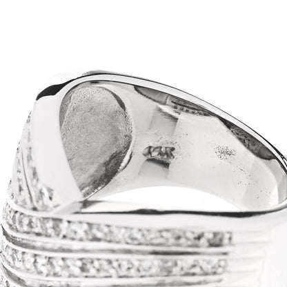 Parker & West by FASHIONPHILE 14K White Gold Diamond .69ctw Crossover Tapered Band Ring 55 7.25 4 of 4