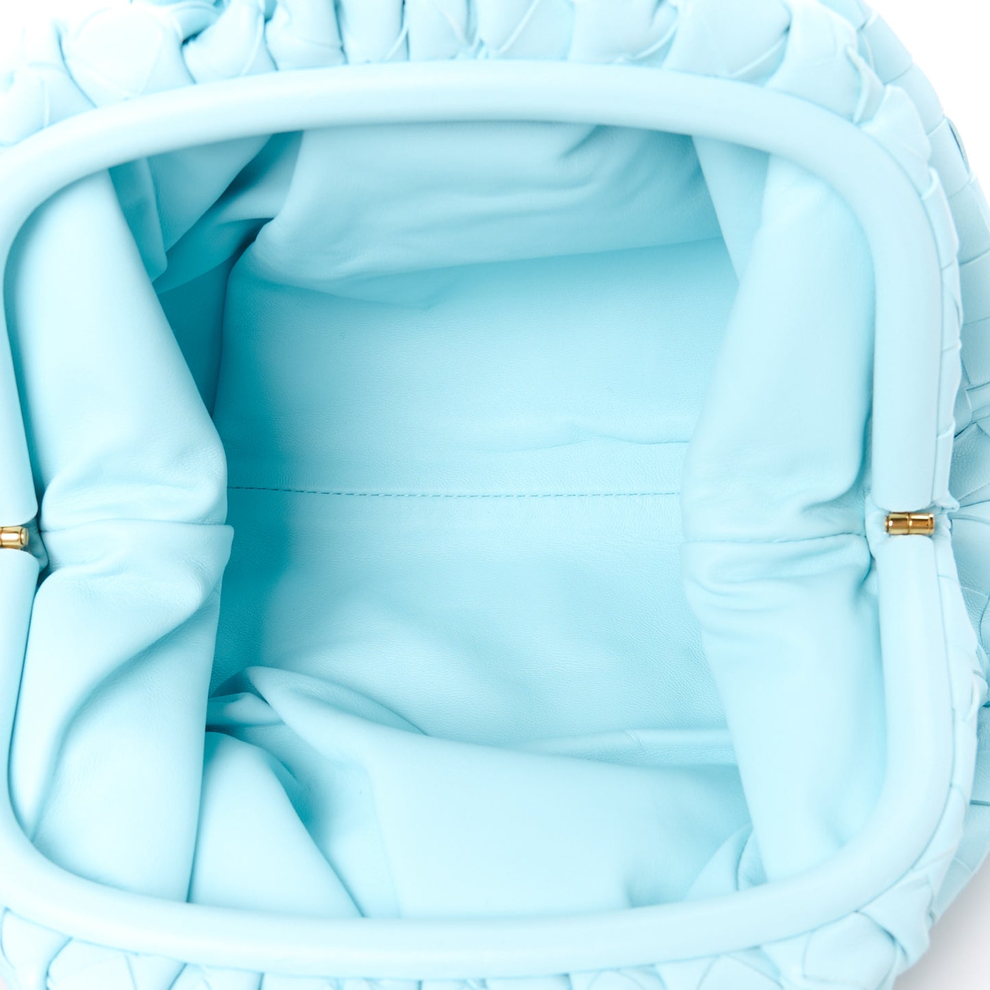 Nappa Intrecciato Teen Pouch Ice
