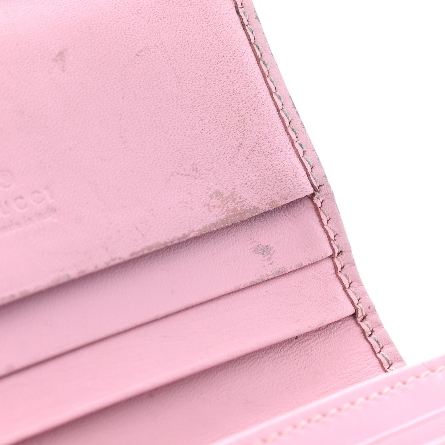 GG Supreme Monogram Strawberry Card Case