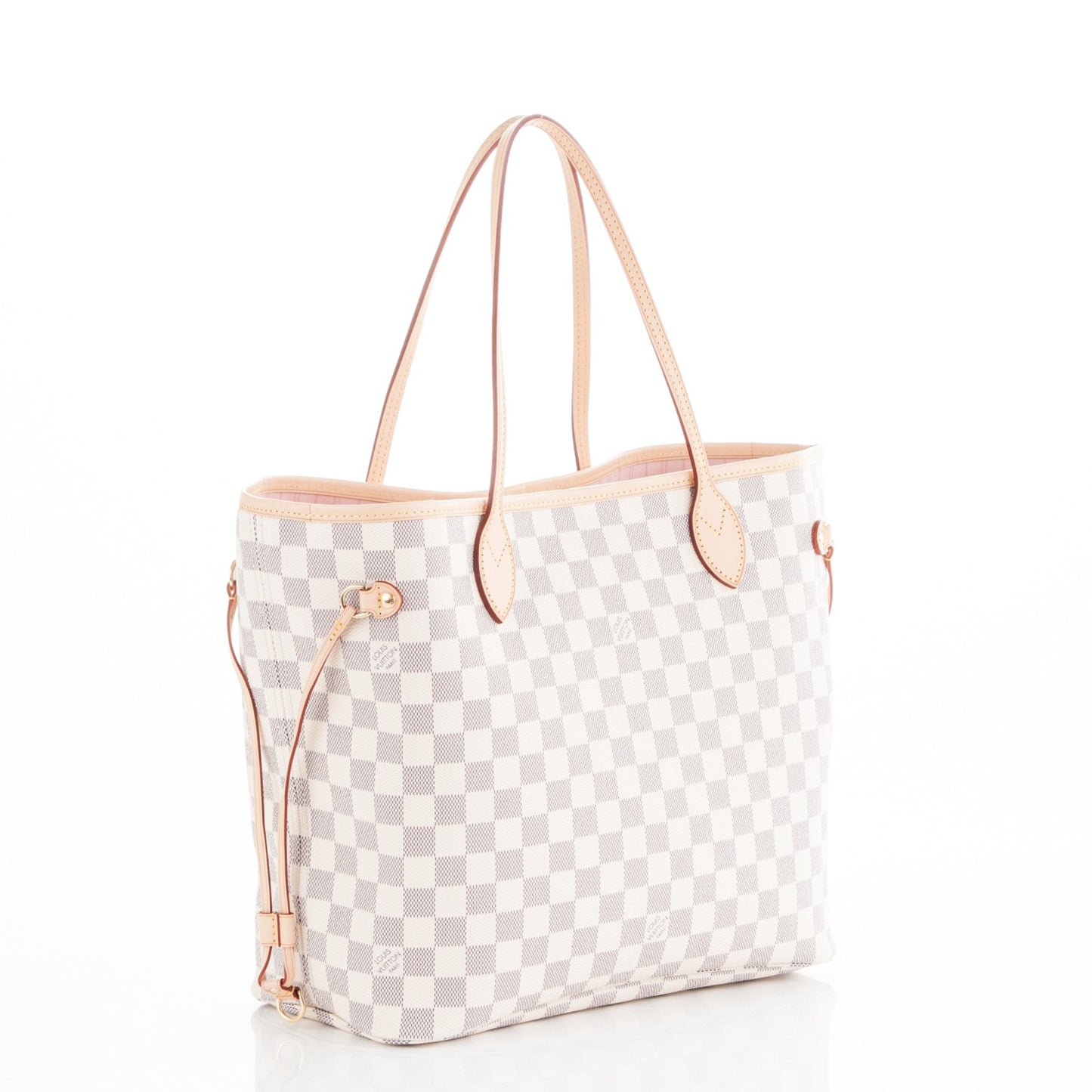Damier Azur Neo Neverfull MM Rose Ballerine