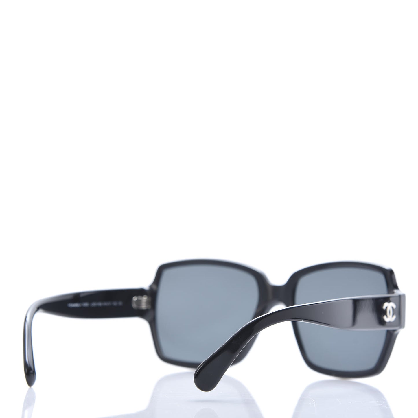 Acetate Square CC Sunglasses 5385 Black
