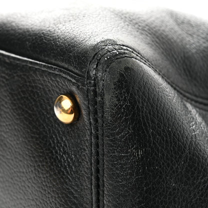 Chanel Calfskin Cerf Executive Shopper Tote Black 10 of 15