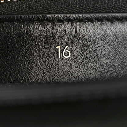 Celine Satinated Calfskin Small 16 Top Handle Bag Black 6 of 10