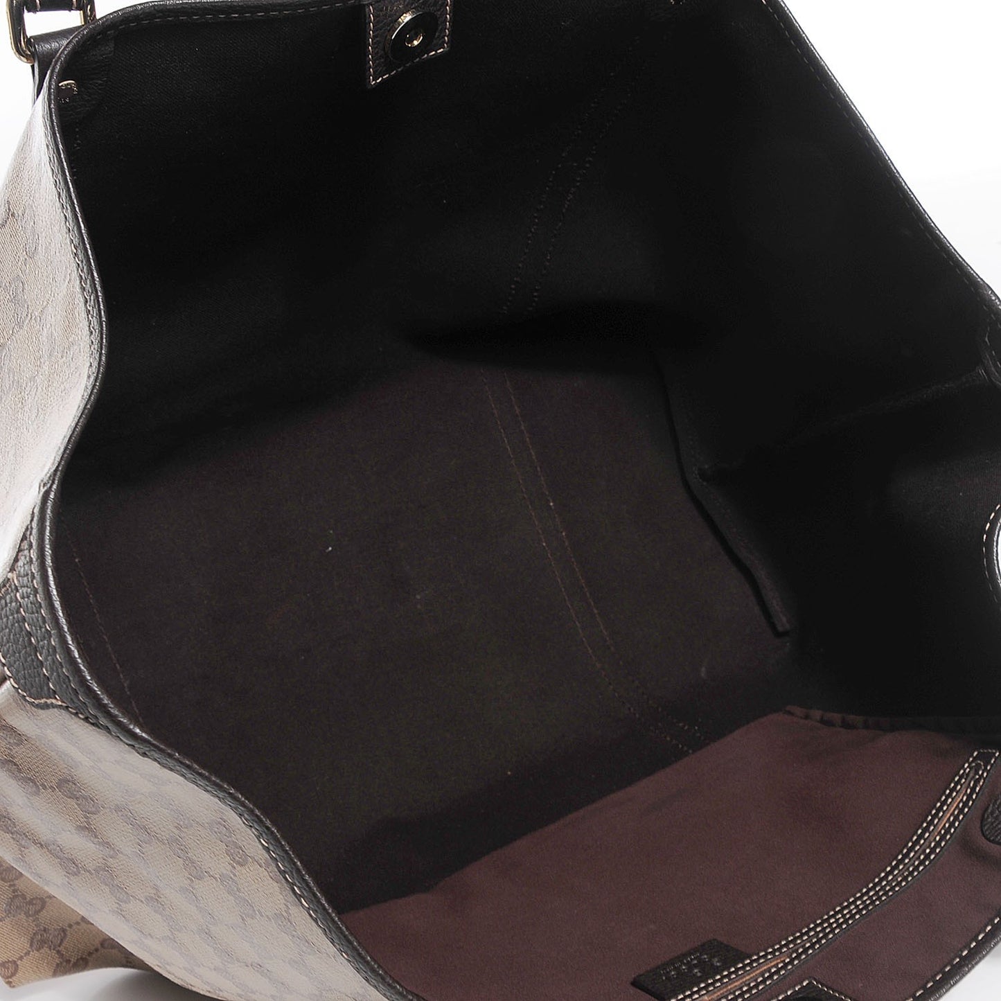 Crystal Monogram Large Joy Tote Beige Ebony Testa di Moro