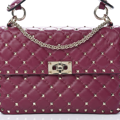 Valentino Garavani Nappa Medium Rockstud Spike Shoulder Bag Camelia 7 of 10